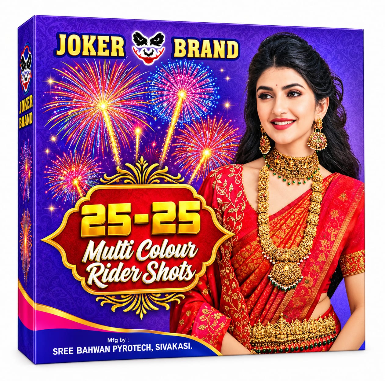 25 Shot Multi Color & rider (BRANDED)