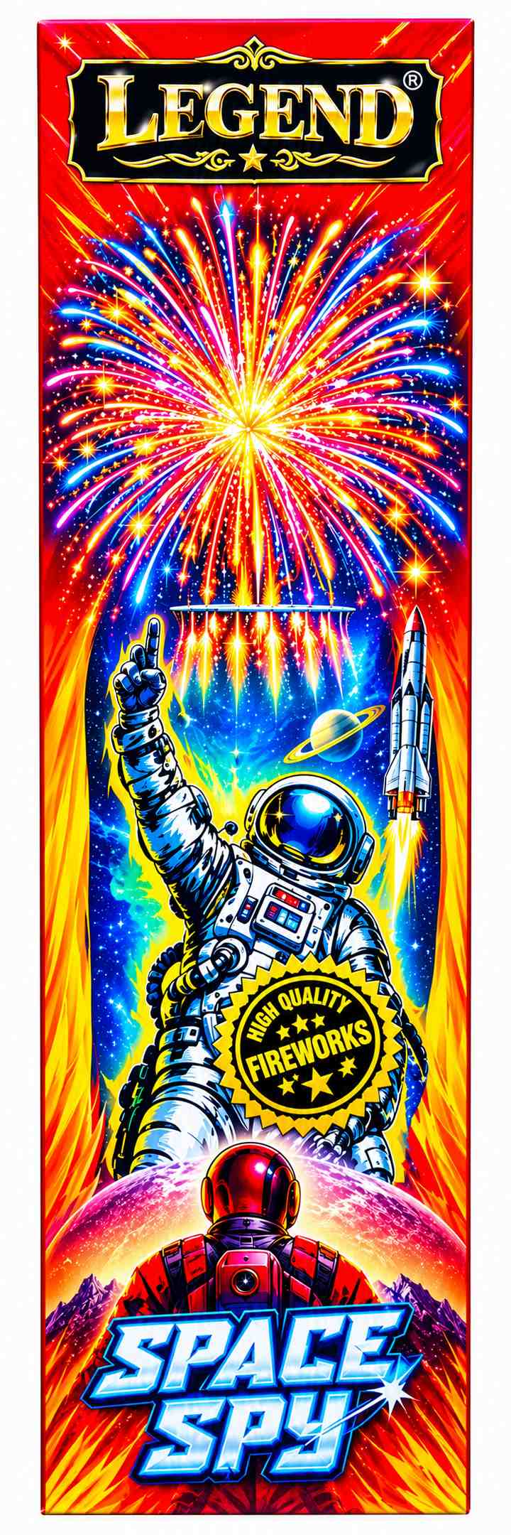 3 1/2 Space By Boom With White