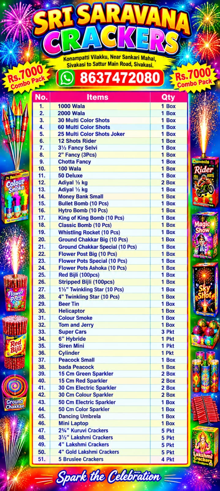 7000 combo pack